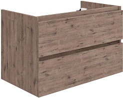 Teymi Тумба с раковиной Laina 80 подвесная дуб темный – фотография-5